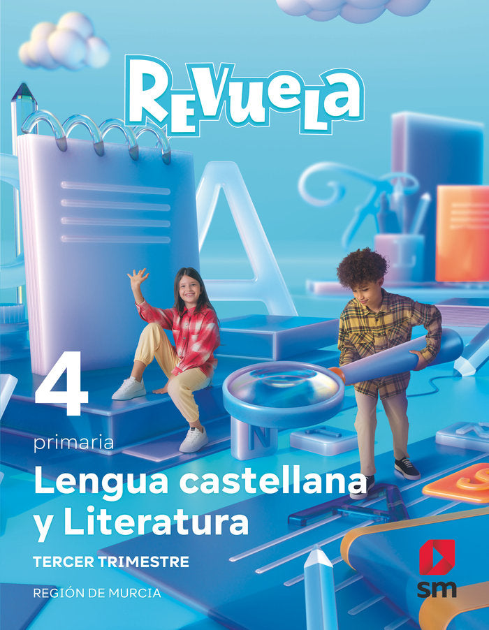 Lengua Castellana y Literatura. 4 Primaria. Trimestres. Revuela. Región de Murcia | Varios autores | 9788498561692 (Sm) Imagen principal del producto