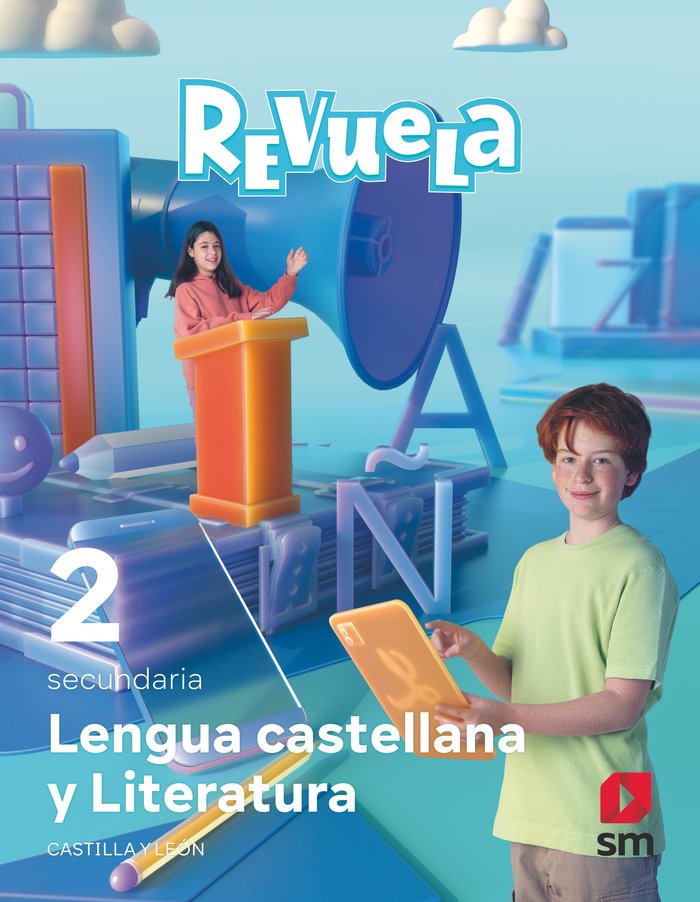 Lengua Castellana y Literatura. 2 Secundaria. Revuela. Castilla y León | Varios autores | 9788498561876 (SM)