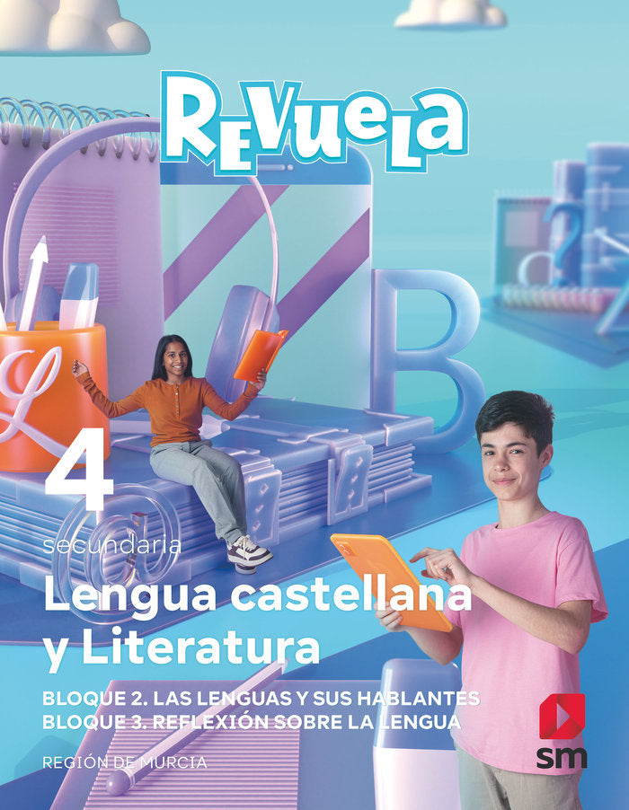 Lengua Castellana Bloques 4º ESO Murcia Revuela 23 (Sm) - 9788498561975 Imagen principal del producto