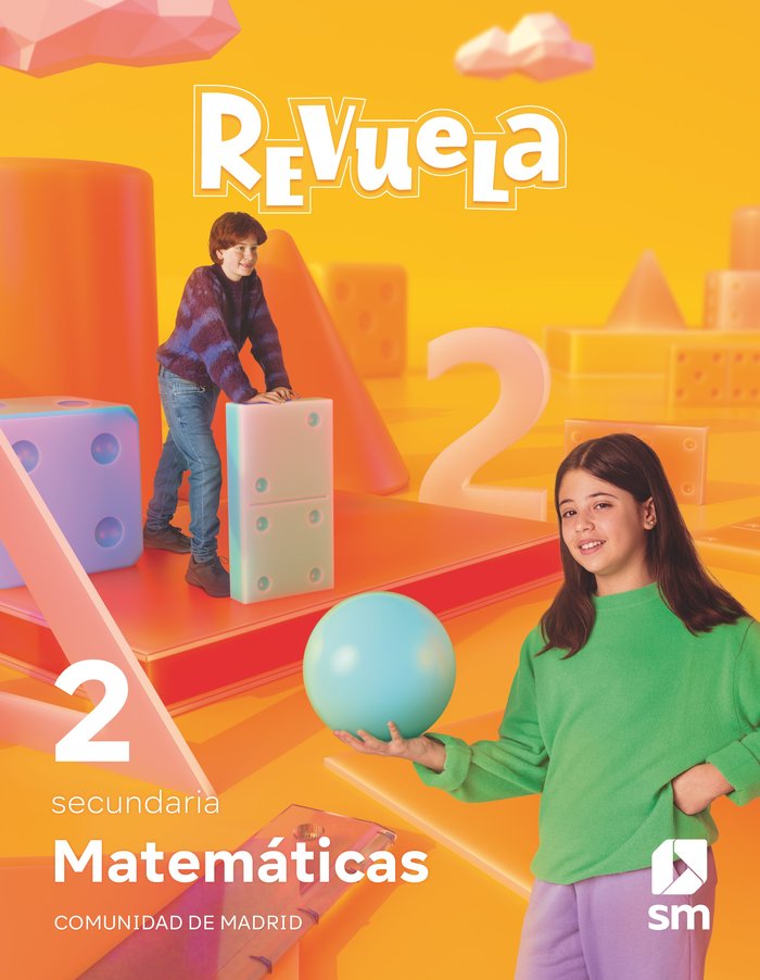 Matemáticas. 2 Secundaria. Revuela. Comunidad de Madrid | Varios autores | 9788498562200 (SM) Imagen principal del producto