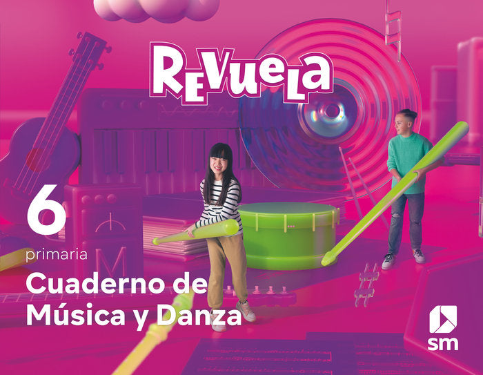 ✅ MUSICA 6º EDUCACION PRIMARIA CUADERNO PROYECTO REVUELA ED 2023 MEC VV.AA. EDICIONES SM - 9788498562576 Imagen principal del producto