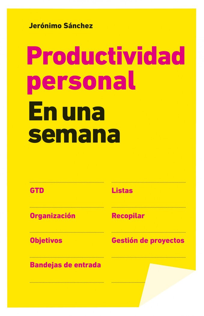 PRODUCTIVIDAD PERSONAL EN UNA SEMANA | SANCHEZ,JERO | GESTION 2000 | 9788498752175 Imagen principal del producto