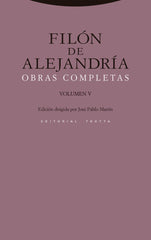 FILON DE ALEJANDRIA OBRAS COMPLETAS V - 9788498790238