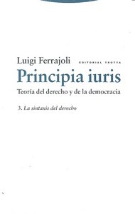 PRINCIPIA IURIS 3 SINTAXIS DEL DERECHO - 9788498791785 Imagen principal del producto
