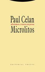 MICROLITOS PROSAS POSTUMAS - 9788498795264