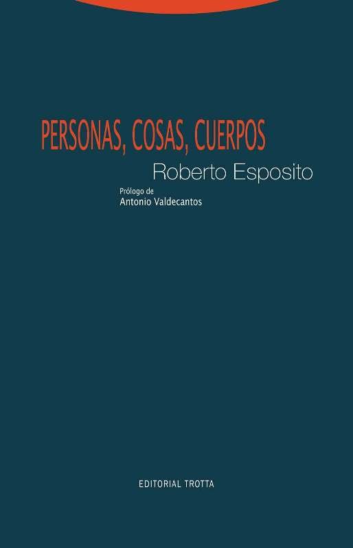 PERSONAS COSAS CUERPOS - 9788498796964 Imagen principal del producto