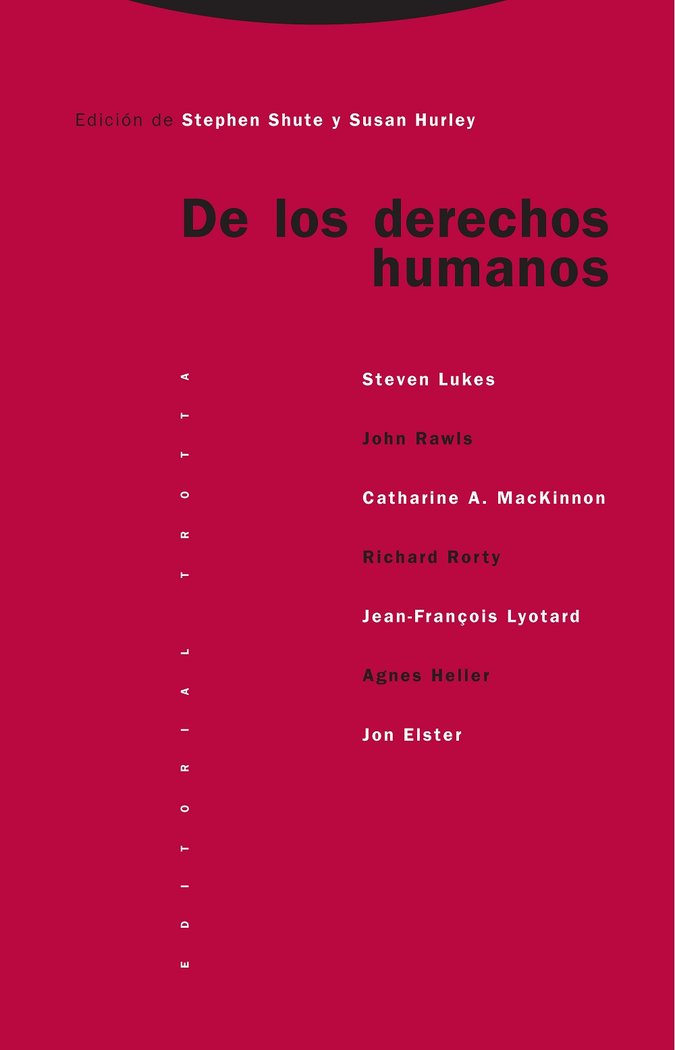 DE LOS DERECHOS HUMANOS NE - 9788498798173 Imagen principal del producto