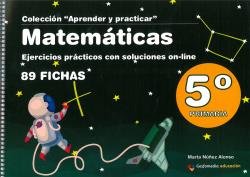 Matemáticas 5º EP Aprender Practicar +ejercicios Online (Gesfomedia Ediciones) - 9788498964448 Imagen principal del producto