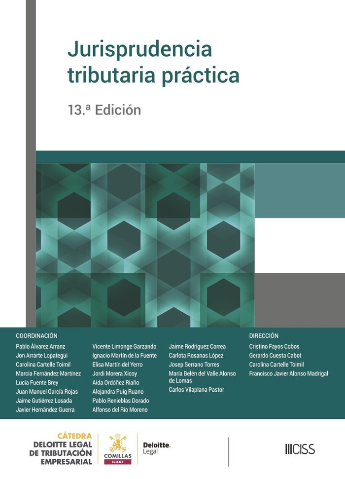 JURISPRUDENCIA TRIBUTARIA PRACTICA 13ª EDICION - 9788499548418 Imagen principal del producto