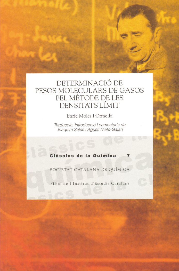 DETERMINACIO DE PESOS MOLECULARS DE GASOS PEL METODE DE LES - 9788499651705 Imagen principal del producto