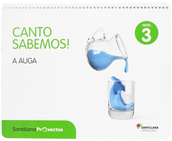 CANTO SABEMOS 3 A AUGA 5AÑOS 17 | AA,VV | 9788499721538 (Obradoiro Santillana) Imagen principal del producto