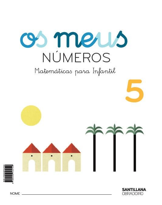 NUMEROS 5 OS MENUS 5AÑOS 17 | AA,VV | 9788499722726 (Obradoiro Santillana)