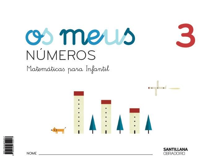 OS MEUS NUMEROS 3 GALLEGO 4AÑOS 17 | AA,VV | 9788499722917 (Obradoiro Santillana)