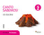 CANTO SABEMOS 2 OS VOLCANS 4AÑOS 18 | AA,VV | 9788499728216 (Obradoiro Santillana)