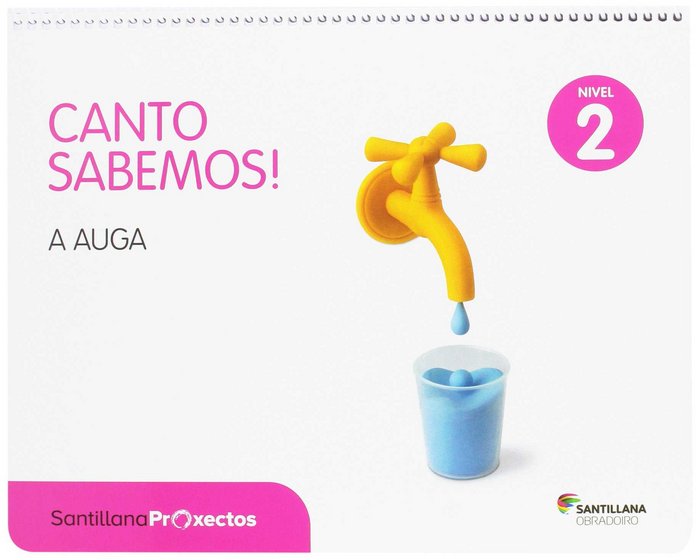 CANTO SABEMOS 2 A AUGA 4AÑOS 17 | AA,VV | 9788499728353 (Obradoiro Santillana) Imagen principal del producto