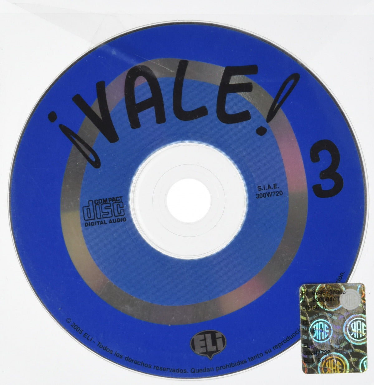 ¡vale! 3.(audio Cd) Imagen principal del producto