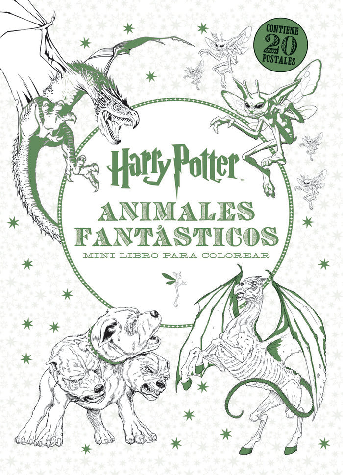 HARRY POTTER ANIMALES FANTASTICOS MINI LIBRO PARA COLOREAR | Aa,vv | 9788868219970 (Magazzini salani)