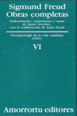 OBRAS COMPLETAS TOMO VI PSICOLOGIA VIDA COTIDIANA | FREUD,SIGMUND | AMORRORTU EDITORES S,A, | 9789505185825