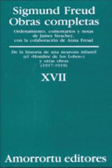 HA,DE UNA NEUROSIS INFANTIL O,C,TOMO 17 | FREUD,SIGMUND | AMORRORTU EDITORES S,A, | 9789505185931