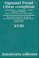 OBRAS COMPLETAS FREUD XVIII MAS ALLA DEL PRINCIPIO DEL PLA | FREUD,SIGMUND | AMORRORTU EDITORES S,A, | 9789505185948