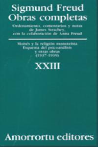 OBRAS COMPLETAS FREUD XXIII MOISES Y LA RELIGION MONOTEIST - 9789505185993