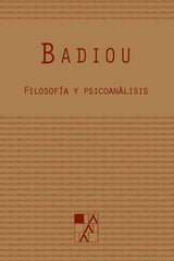 FILOSOFIA Y PSICOANALISIS | BADIOU,ALAIN | LA MARCA EDITORA | 9789508892447