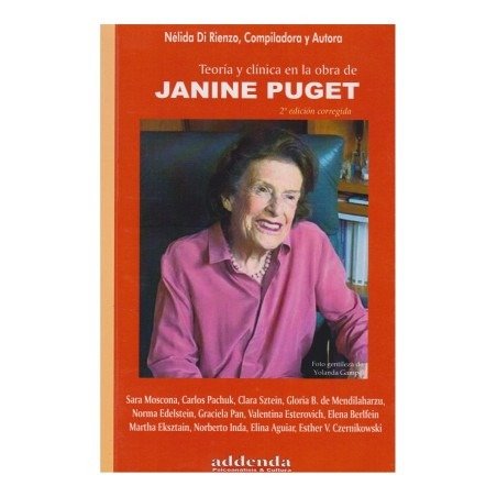 TEORIA Y CLINICA EN LA OBRA DE JANINE PUGET 2ªED | NELIDA DI RIENZO | RICARDO VERGARA EDICIONES ARG | 9789878406879 Imagen principal del producto