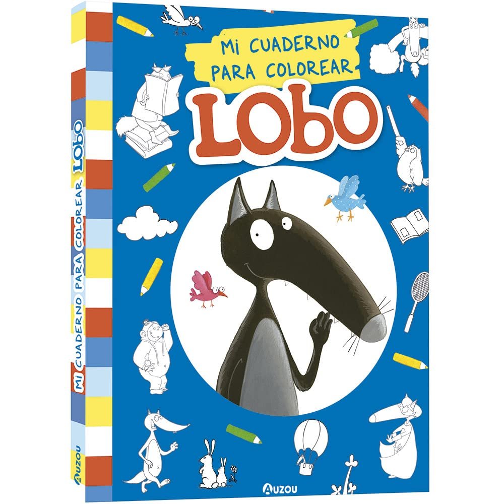 Mi Cuaderno para Colorear Lobo Imagen principal del producto