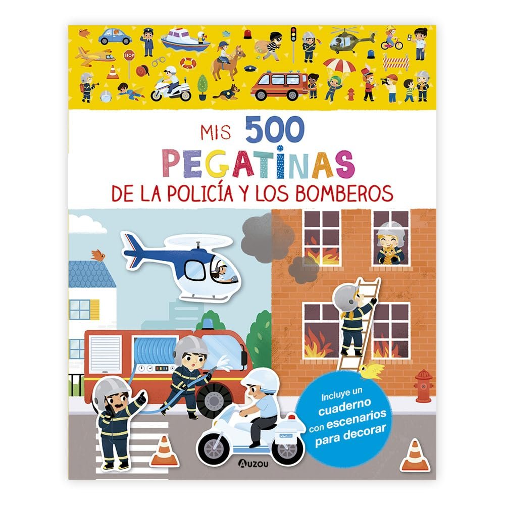 Mis 500 Pegatinas de la Policía y los Bomberos Imagen principal del producto