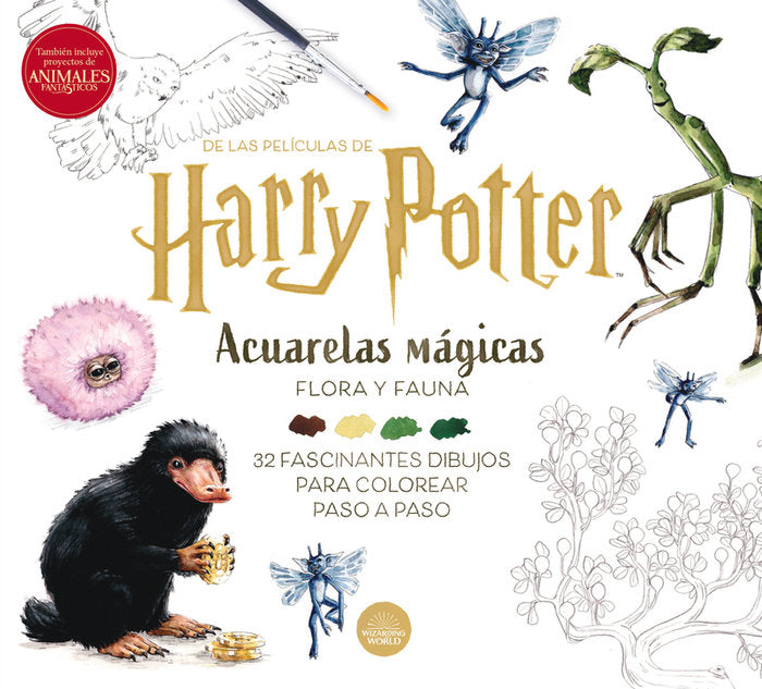 HARRY POTTER ACUARELAS MAGICAS FLORA Y FAUNA | Potter,harry | 9791259571939 (Magazzini salani) Imagen principal del producto