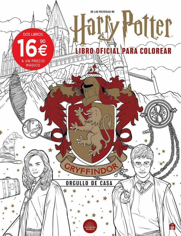 PACK CASAS DE HOGWARTS PARA COLOREAR | Potter,harry | 9791259574824 (Magazzini salani)