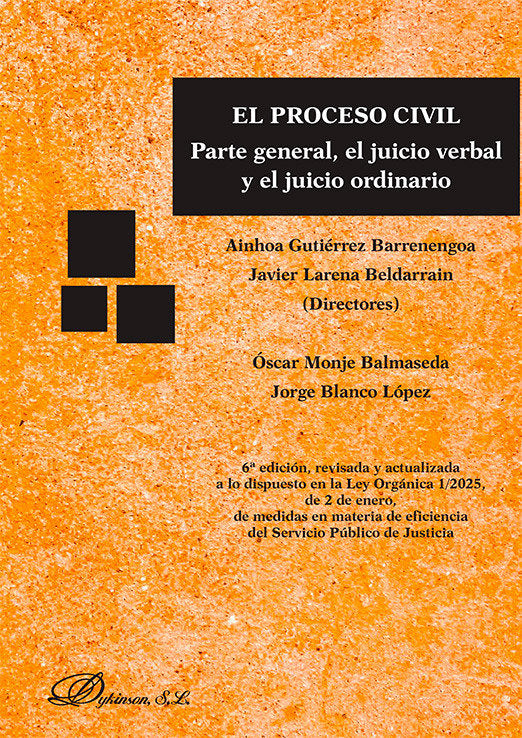 EL PROCESO CIVIL 6ª ED - 9791370060350 Imagen principal del producto