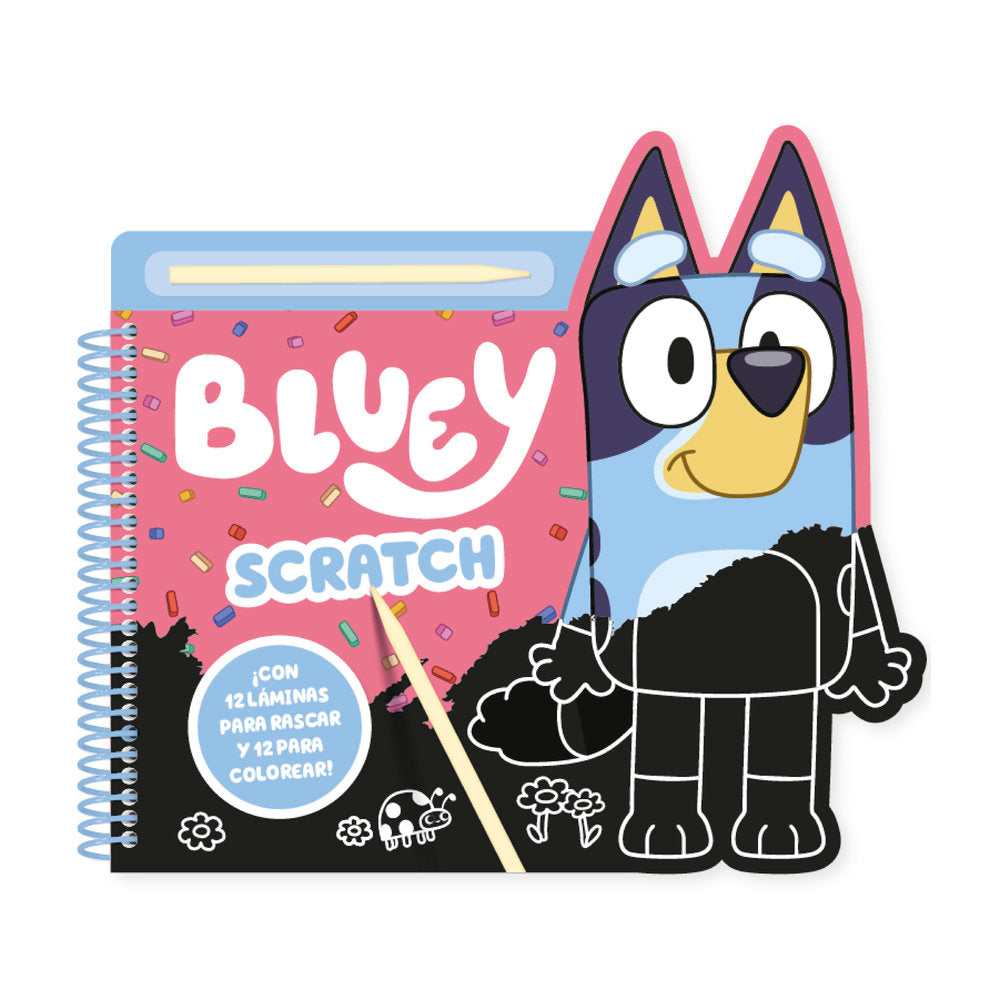 LIBRO DE SCRATCH BLUEY 12 LAMINAS | PLAY TIME IMAGILAND | 1 UNIDAD | 9791387627218