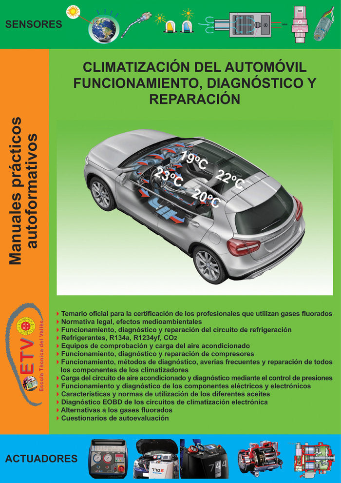 CLIMATIZACION DEL AUTOMOVIL FUNCIONAMIENTO DIAGNOSTICO Y R - 9798390792124