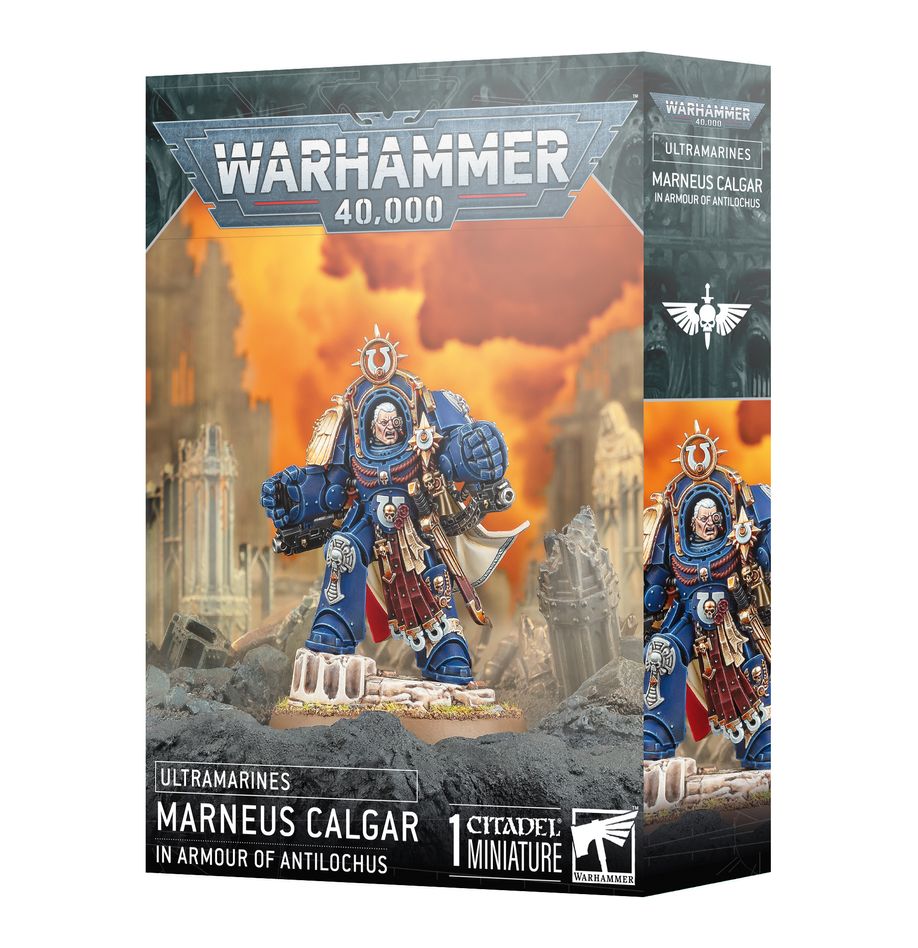 MARNEUS CALGAR CON ARMADURA DE ANTILOCHUS | Ultramarines | Miniatura 40K