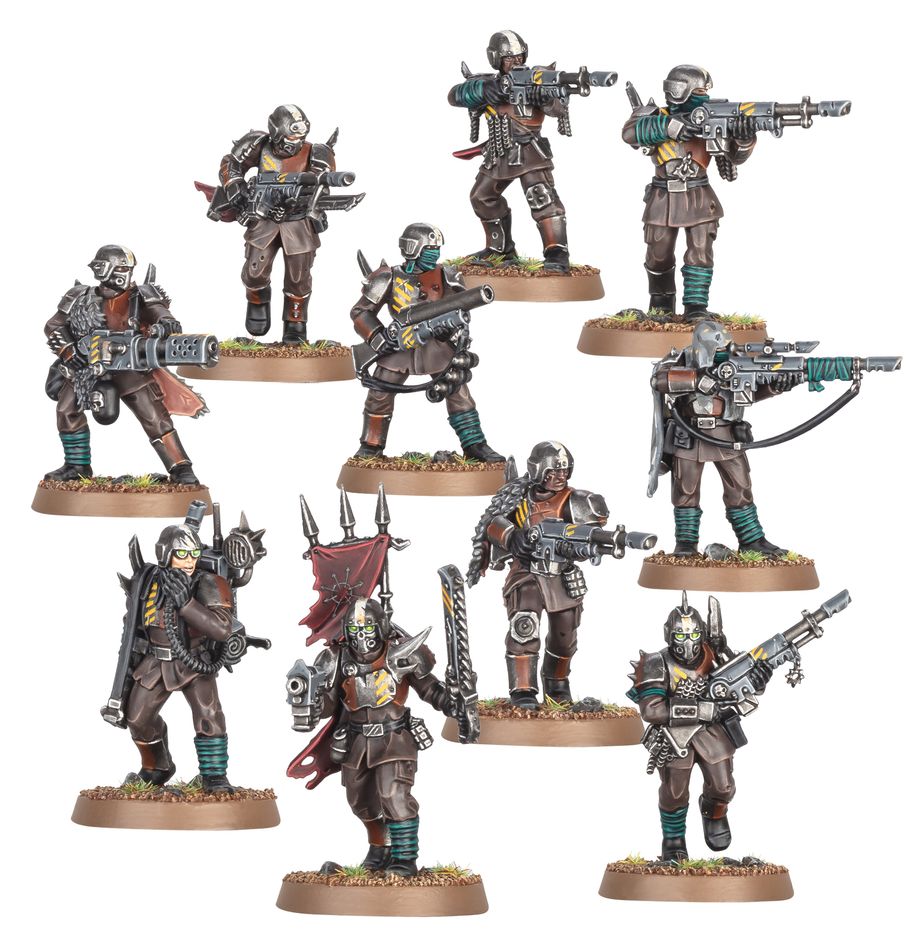 GUARDIAS TRAIDORES | Marines Espaciales del Caos | 10 miniaturas con armas láser