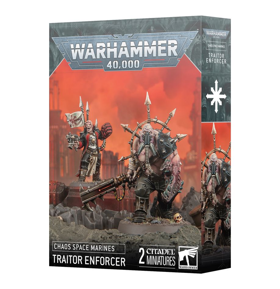 EJECUTOR TRAIDOR | Marines Espaciales del Chaos | 2 miniaturas de encaje a presión