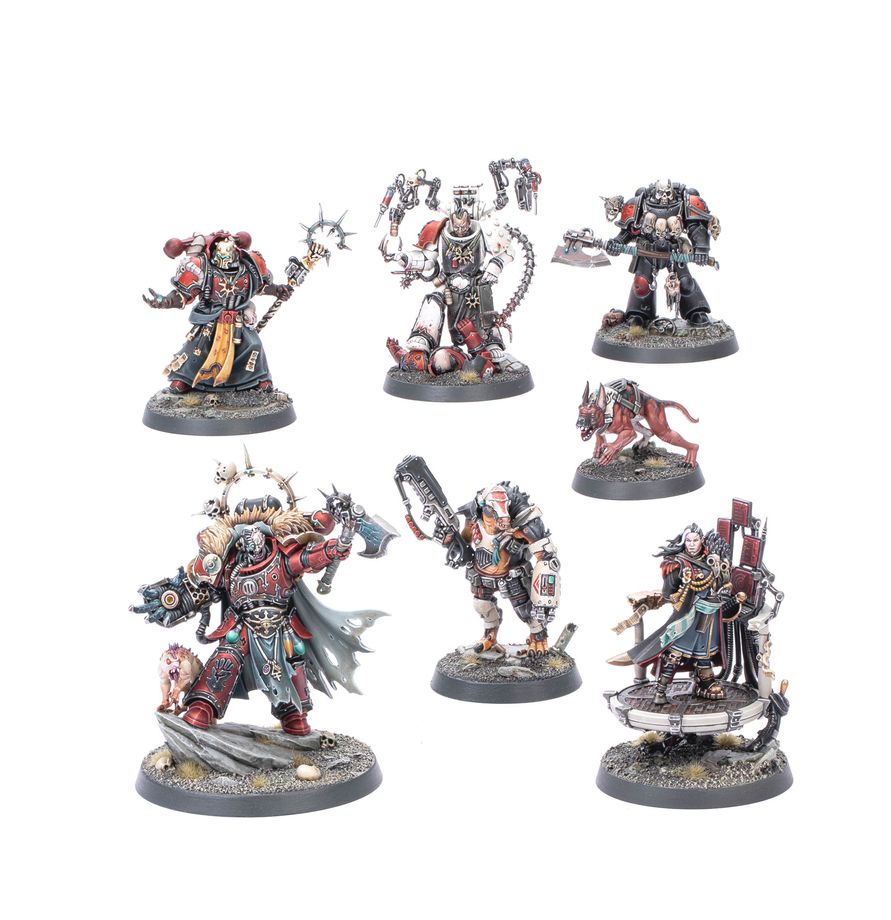 Huron Corazón Negro y Corsarios Rojos | Marines Espaciales del Caos Warhammer 40K Imagen principal del producto