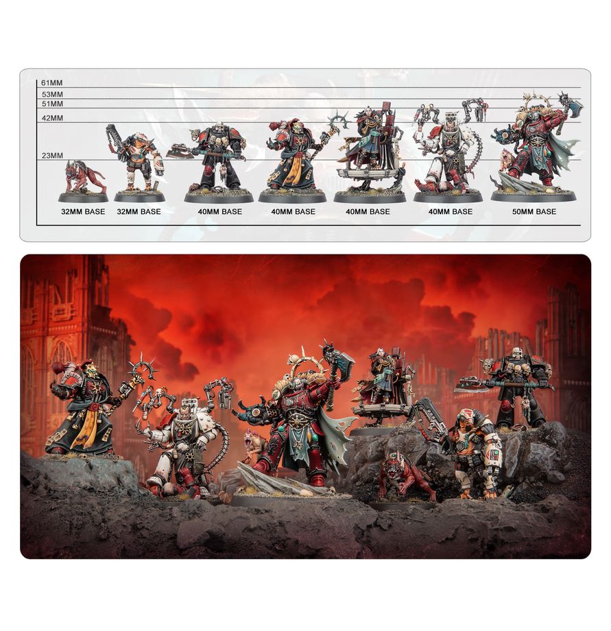 Huron Corazón Negro y Corsarios Rojos | Marines Espaciales del Caos Warhammer 40K