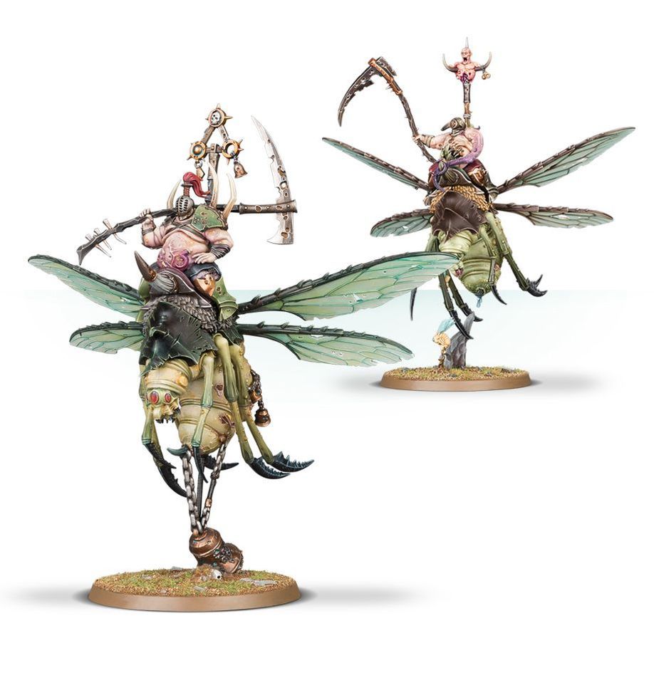 ✅ FUERZA DE BATALLA: QUISTE DE PESTEDRAMA DE LOS AGUSANADOS DE NURGLE – SHUDDERBLIGHT CYST - MAGGOTKIN OF NURGLE