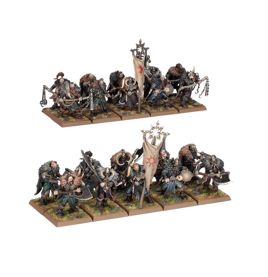 Chaos Marauders Warriors of Chaos | Infantería Bárbara Warhammer The Old World Imagen secundaria del producto