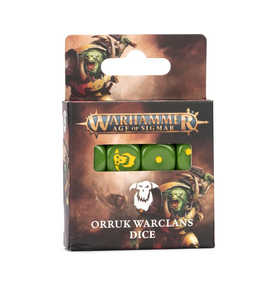 🎲 Dados Orruks – Warhammer Age of Sigmar 🐾💥 Imagen principal del producto