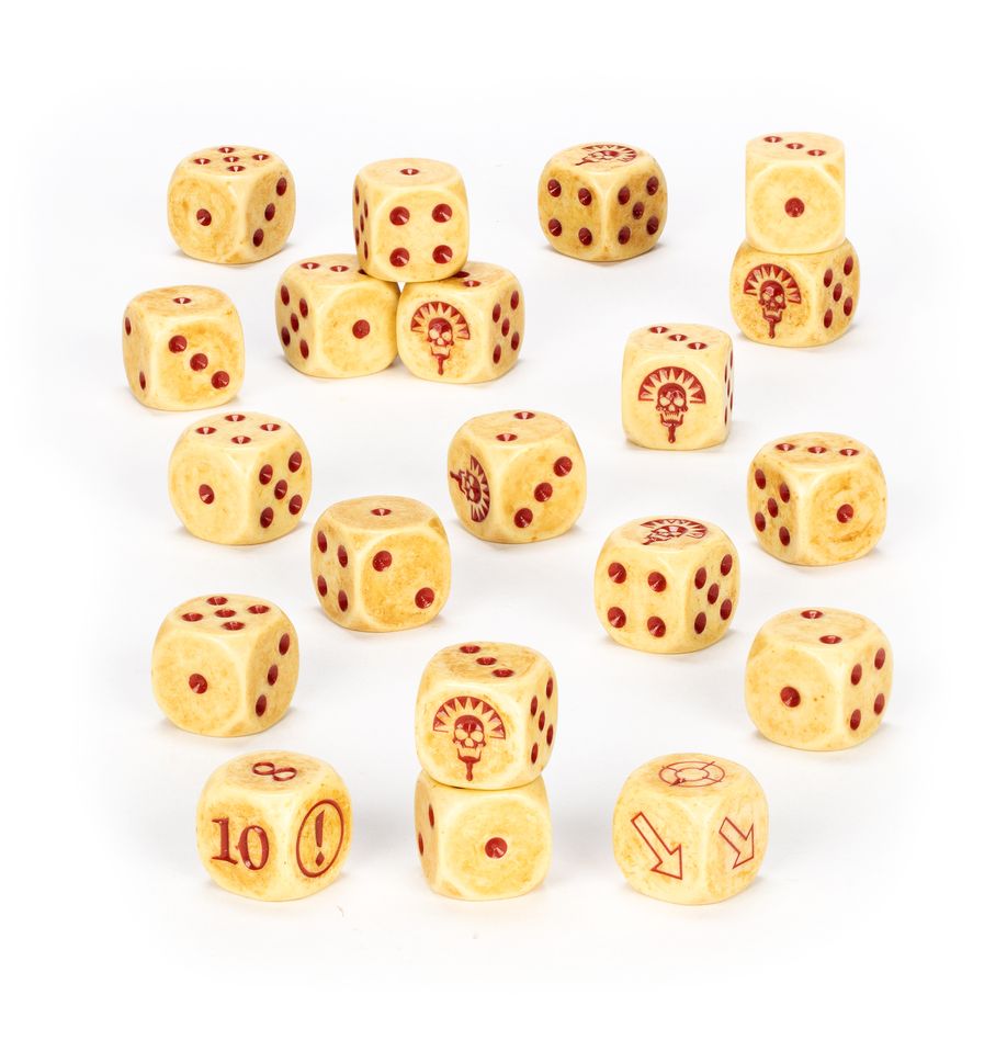 ✅ JUEGO DE DADOS DE LOS TOMB KINGS OF KHEMRI Imagen secundaria del producto