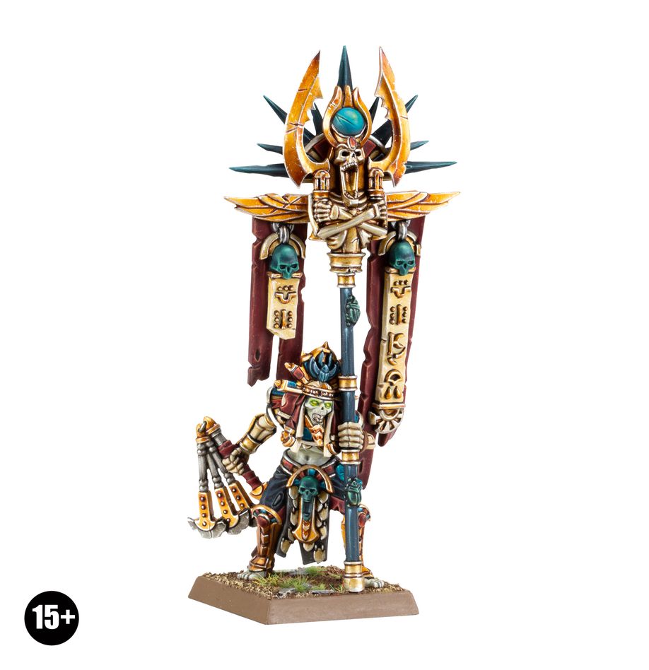 ✅ TOMB KINGS OF KHEMRI: BATTLE STANDARD BEARER Imagen principal del producto