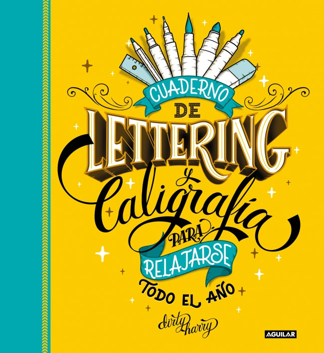 Cuaderno de Lettering y Caligrafía para relajarse todo el año Imagen principal del producto