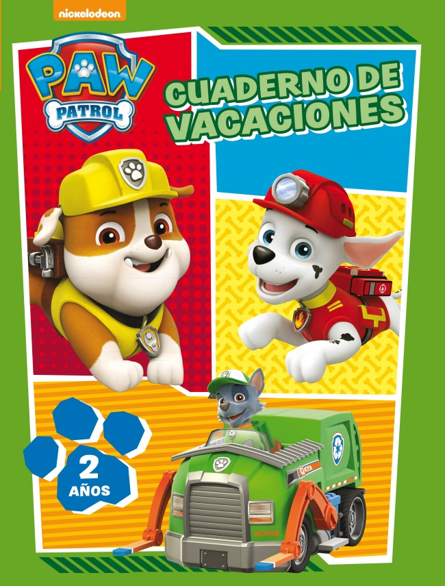 Paw Patrol | Patrulla Canina. Cuaderno de Vacaciones - Cuaderno de Vacaciones (2 Años) Imagen principal del producto