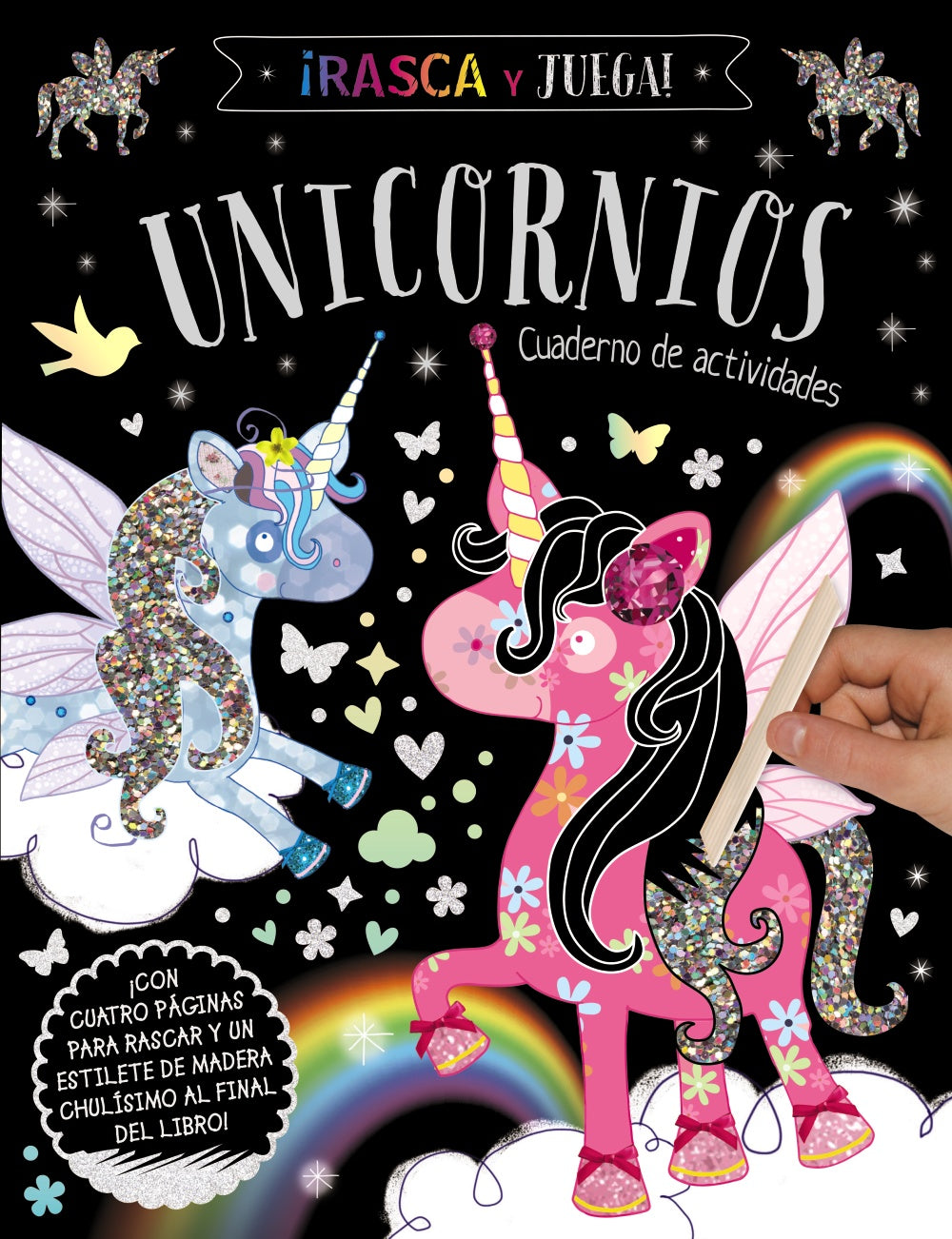 Rasca y Juega. Unicornios - Cuaderno de Actividades