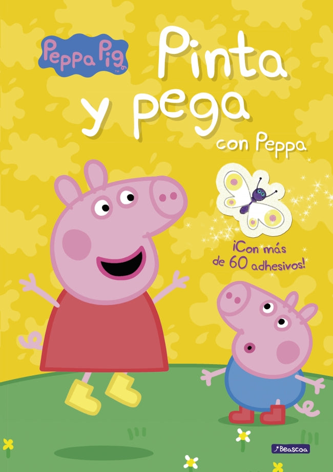 Peppa Pig. Cuaderno de actividades - Pinta y pega con Peppa: (Incluye adhesivos)