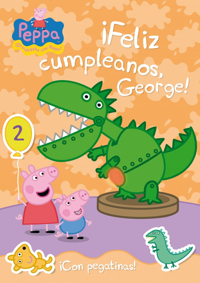 Peppa Pig. Cuaderno de actividades - ¡Feliz cumpleaños George!: (Incluye pegatinas)