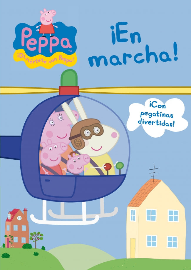 Peppa Pig. Cuaderno de actividades - ¡En marcha!: (Incluye pegatinas)